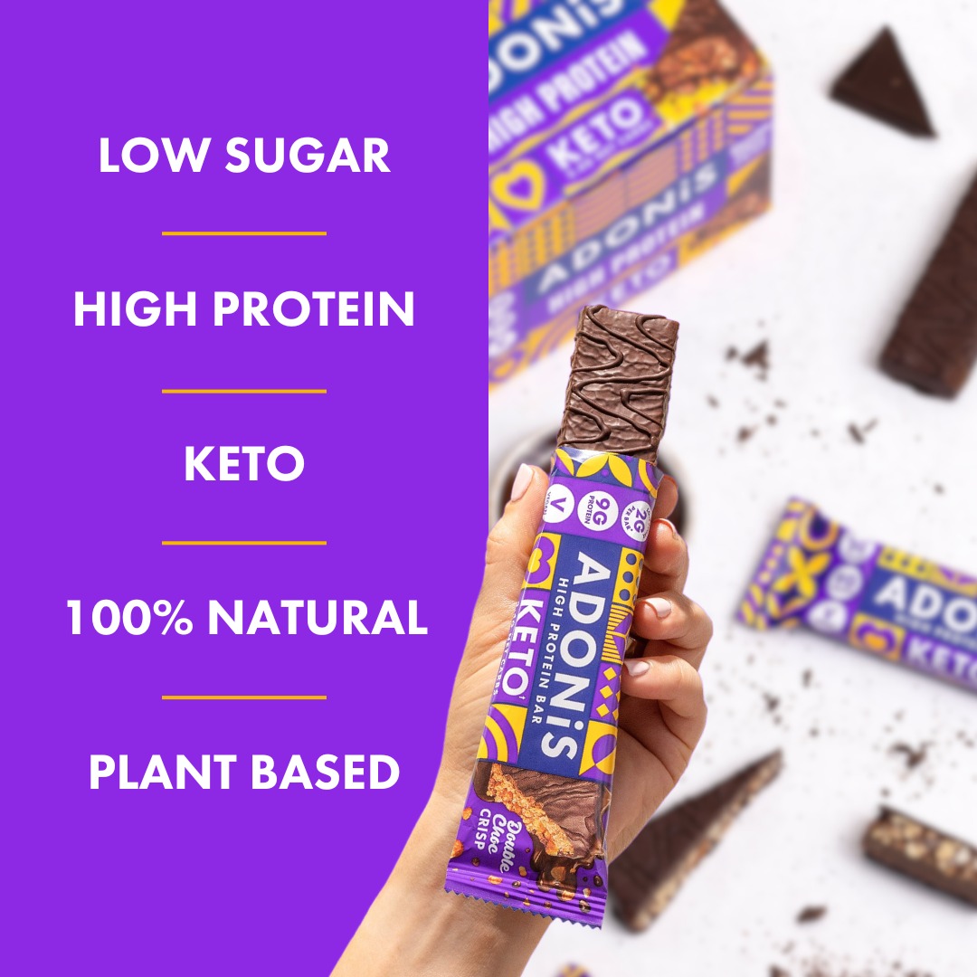 Double Choc Crisp Keto High Protein Bars (16x45g)