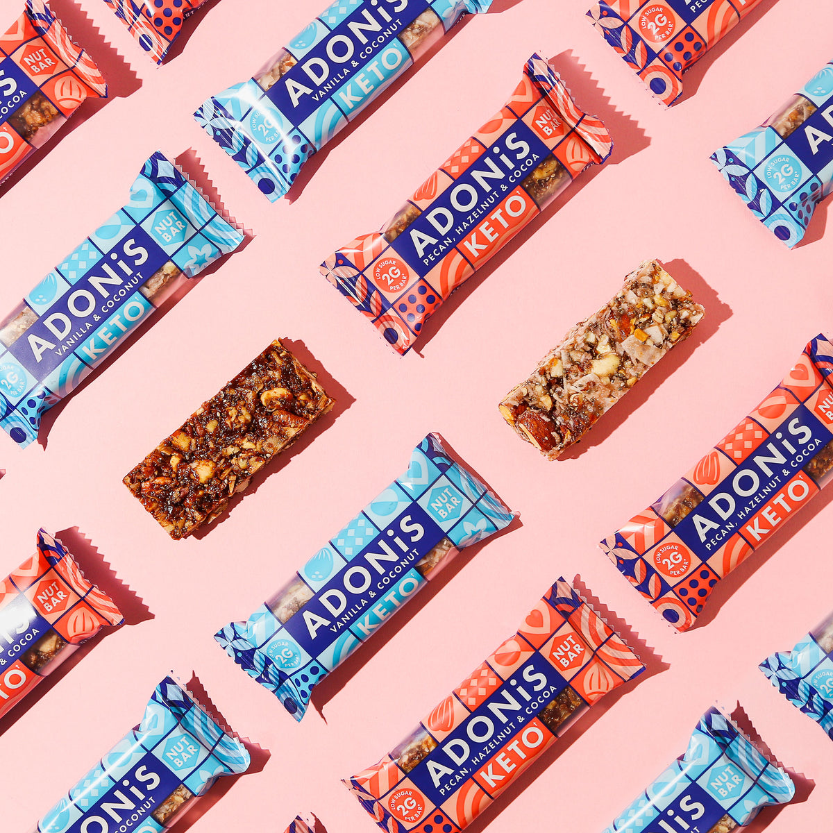 Mixed Keto Box with Nut Bars (16x35g)