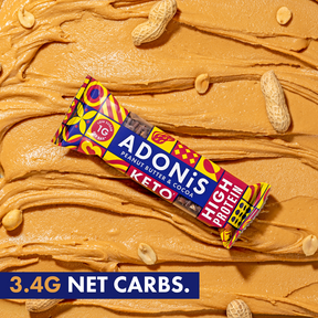 Peanut Butter & Cocoa Keto High Protein Bars  (16x45g)